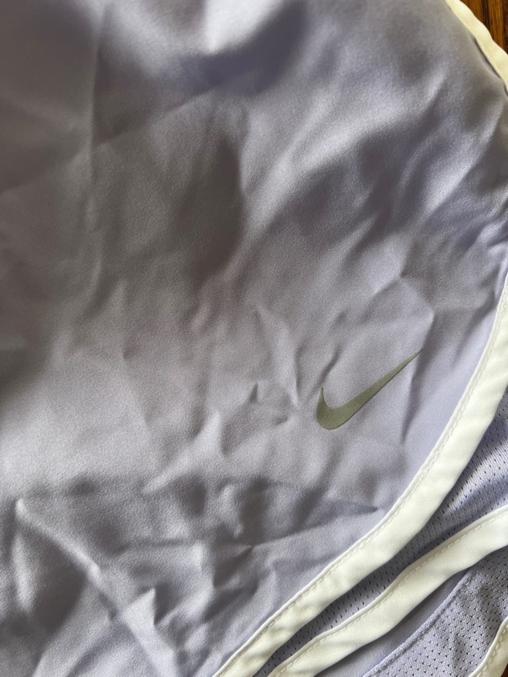 Like🆕NIKE Lavender Women's Athletic Shorts with White Trim - Picture 10 of 12